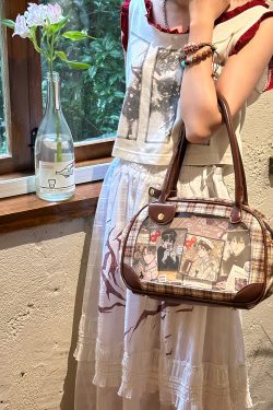 Pu Handbag Crossbody Daily Ita Bag Pin Bag 20cm Doll Bag