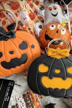 Pumpkin Ita Bag – Halloween Lolita Handbag with Bow