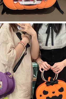 Pumpkin Ita Bag – Halloween Lolita Handbag with Bow
