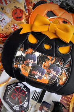 Pumpkin Ita Bag – Halloween Lolita Handbag with Bow