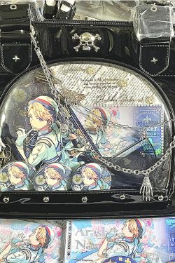 Punk Clear Doll Shoulder Bag Metal Skull Chain Lolita Totes