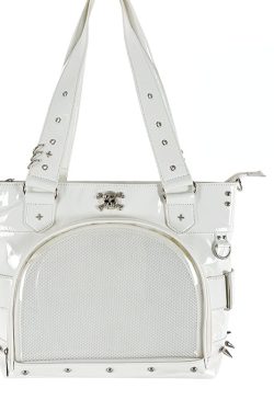 Punk Clear Doll Shoulder Bag Metal Skull Chain Lolita Totes