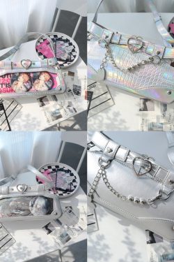 Punk Vintage Y2K Ita Clutch Bag for Women