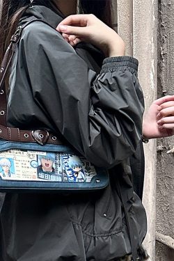 Punk Vintage Y2K Ita Clutch Bag for Women