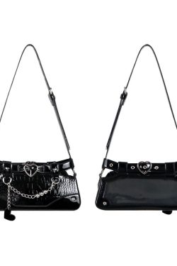 Punk Vintage Y2K Ita Clutch Bag for Women