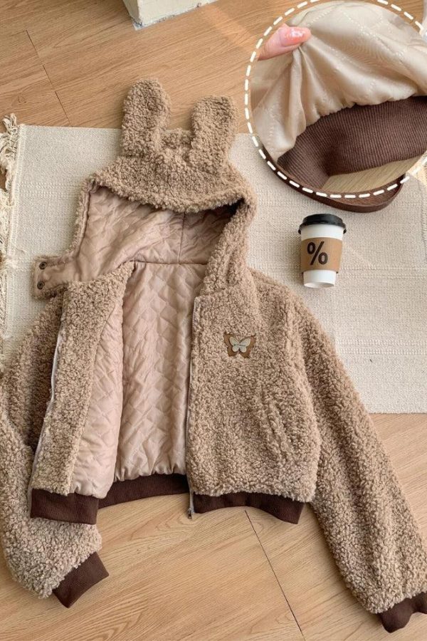 Rabbit Hood Teddy Two Piece Set