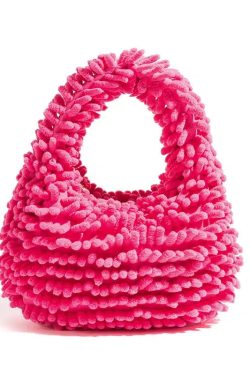 Rainbow Plush Handbag