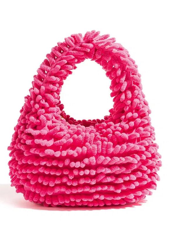 Rainbow Plush Handbag