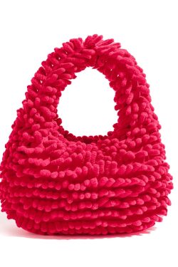 Rainbow Plush Handbag