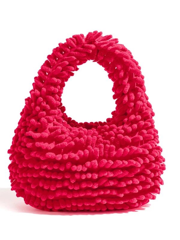 Rainbow Plush Handbag