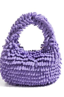 Rainbow Plush Handbag