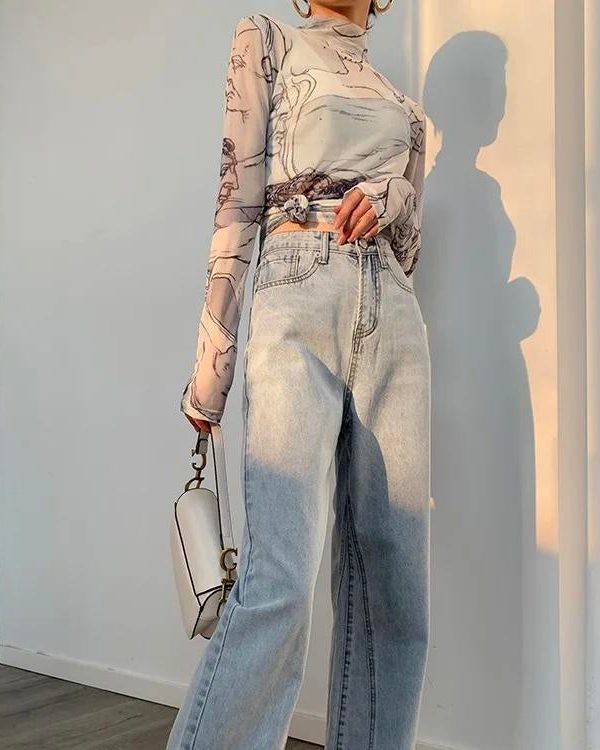 Renaissance Heads Mesh Top