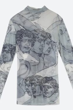 Renaissance Heads Mesh Top
