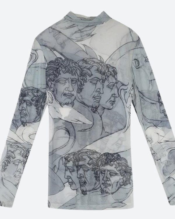 Renaissance Heads Mesh Top