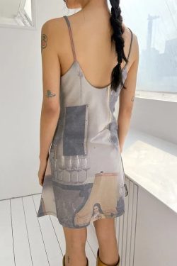 Renaissance Open Back Mini Dress