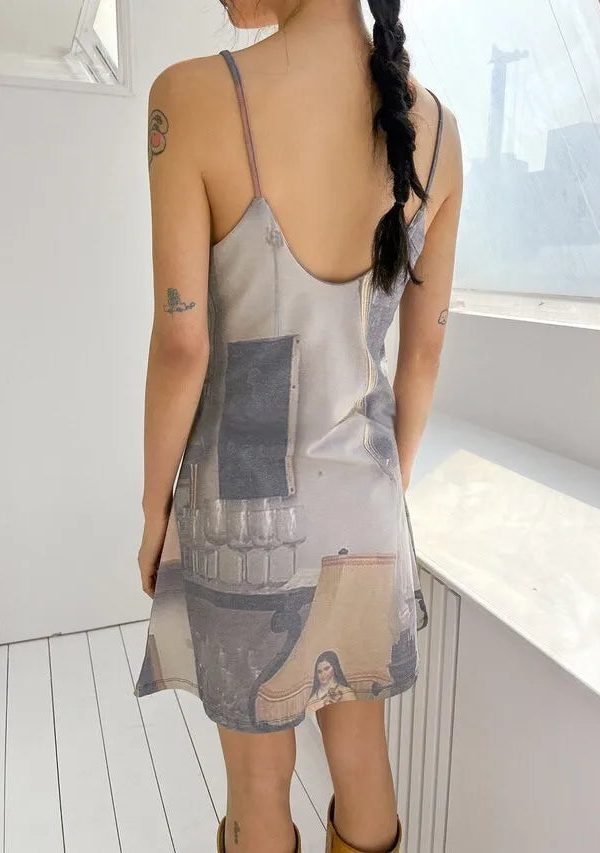 Renaissance Open Back Mini Dress