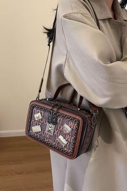 Retro 2025 New Brown Versatile Handheld Shoulder Bag
