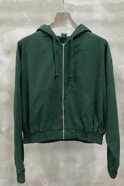 Retro Zip-Up Hoodie