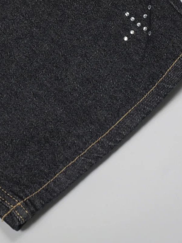 Rhinestone Detail Jeans