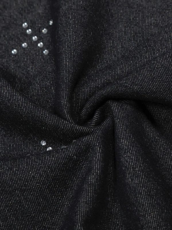 Rhinestone Detail Jeans