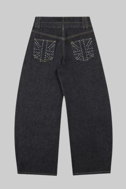 Rhinestone Detail Jeans