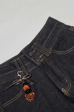 Rhinestone Detail Jeans
