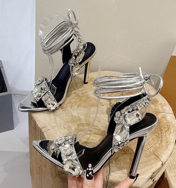 Rhinestone High Heels