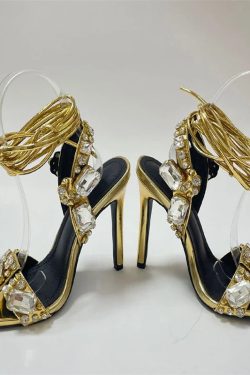 Rhinestone High Heels