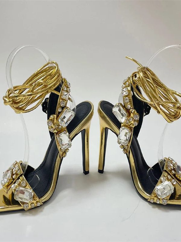 Rhinestone High Heels