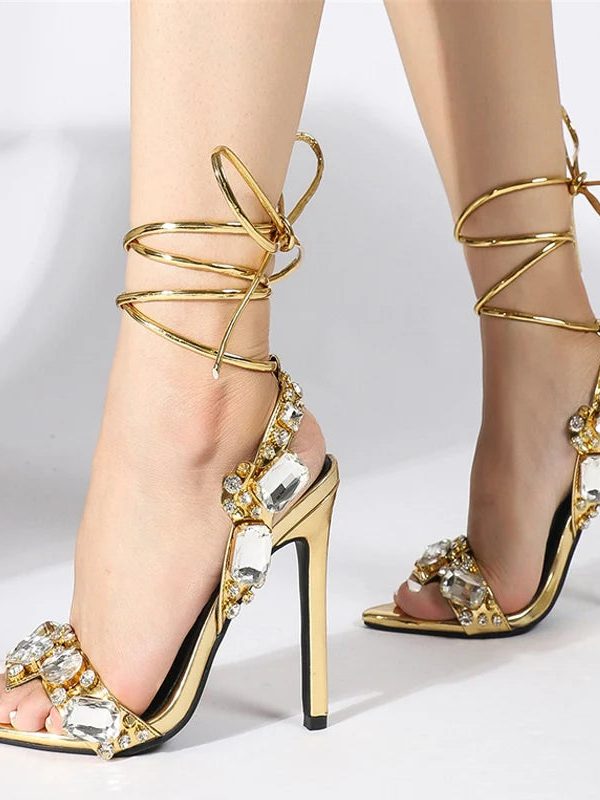 Rhinestone High Heels
