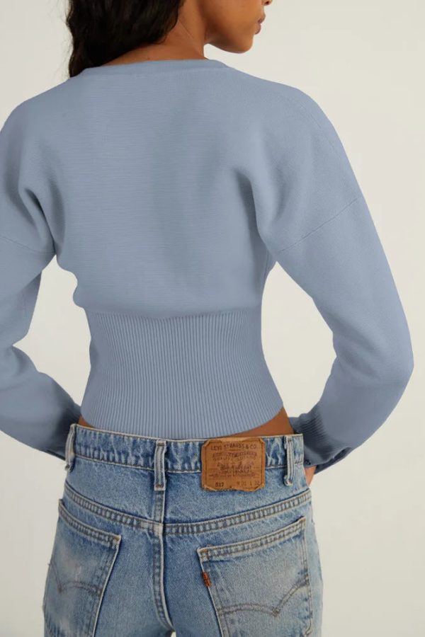 Ribbed Slim Fit Cardigan