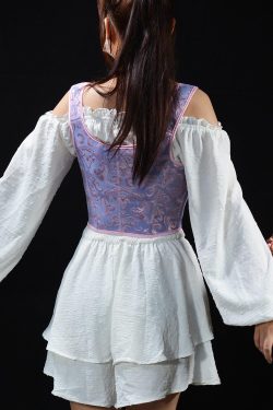 Ribbon Detailed Corset Top
