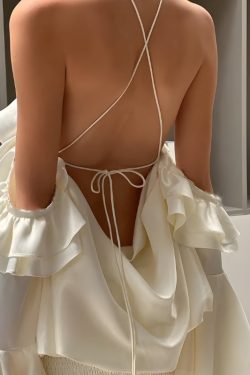 Rose Ruffled Mini Dress