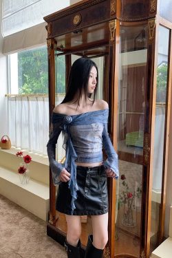 Rose Ruffled Off Shoulder Top