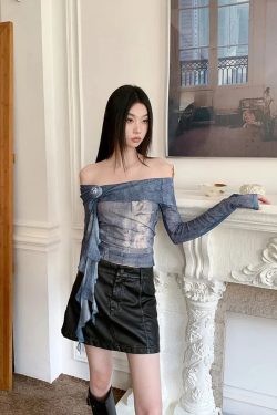 Rose Ruffled Off Shoulder Top