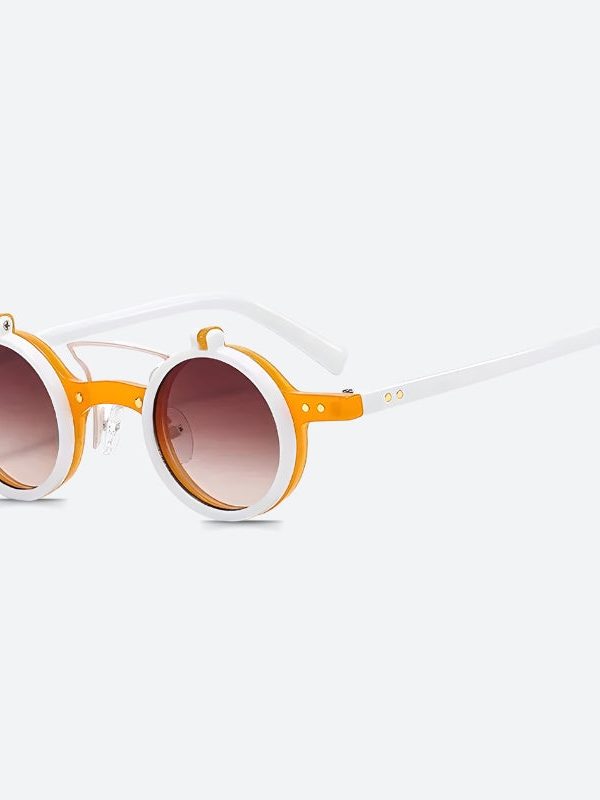 Round Flip-Up Sunglasses