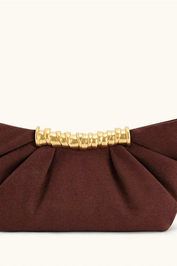 Ruched Clutch Bag