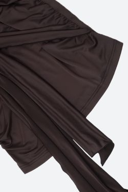 Ruched Halter Neck Mini Dress