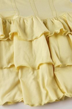 Ruffled Halter Mini Dress