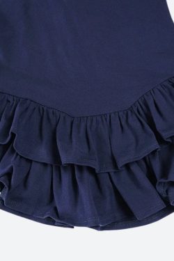 Ruffled Polo Mini Dress