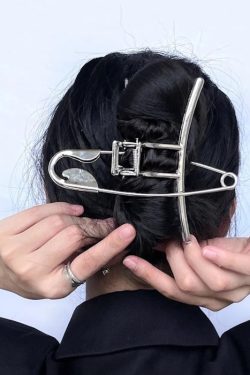 Safety Pin Hair Claw