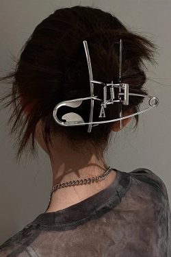 Safety Pin Hair Claw