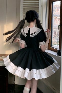 Sailor Collar Mini Dress
