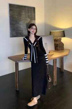 Sailor Top & Maxi Skirt Two Piece Set