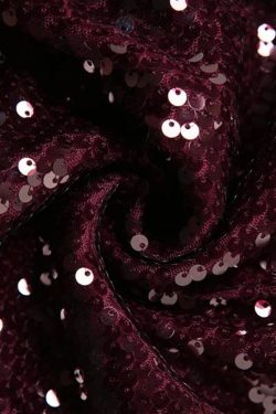 Sequined Backless Mini Dress