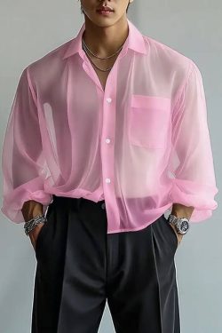 Sheer Button Shirt