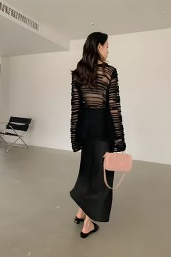 Sheer Loose Knitted Sweater