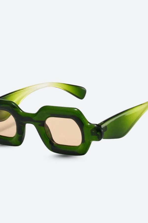 Sheer Rectangle Sunglasses