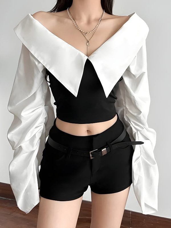 Shirt Corset Top