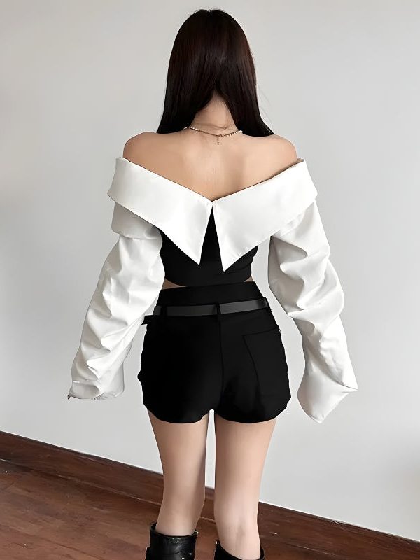 Shirt Corset Top